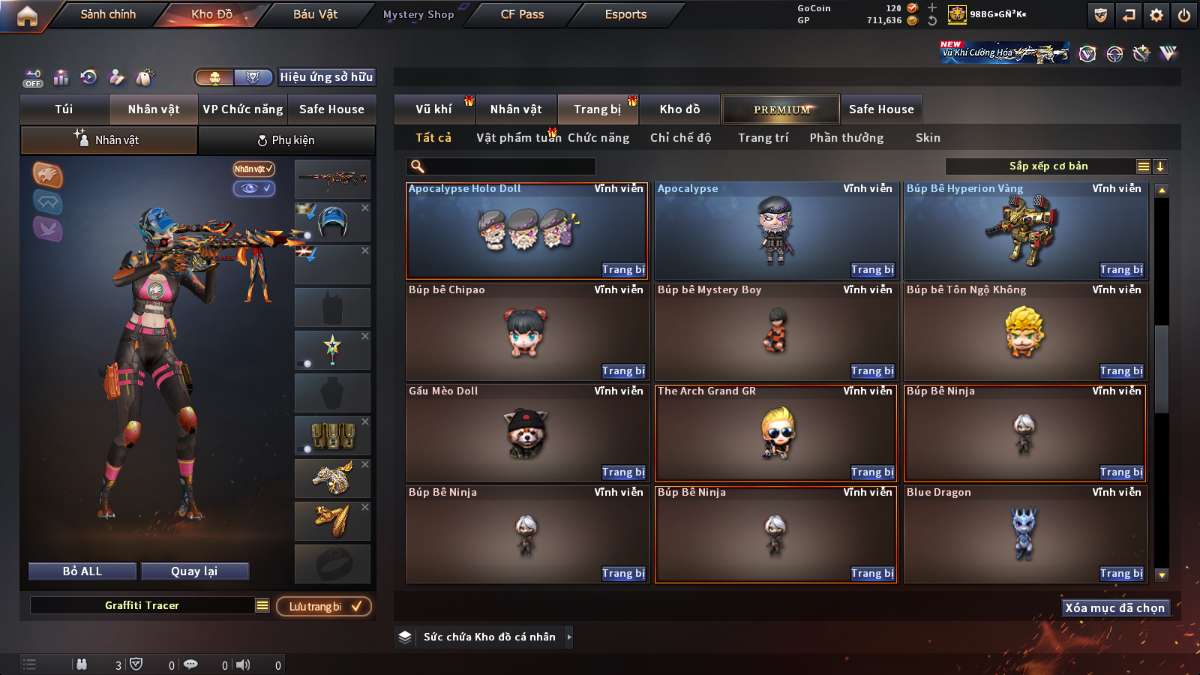 shop acc cf uy tin gia re